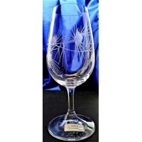 LsG-Crystal Skleničky na bílé víno ručně broušené dekor Bodlák dárkové balení ...