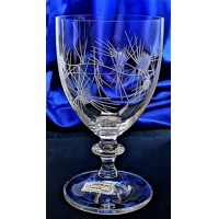 LsG-Crystal Univerzální skleničky multifunkční ručně ryté broušené dekor Bodlá...